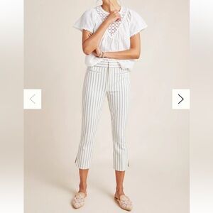 NWT Anthropologie The Essential Capri Trousers